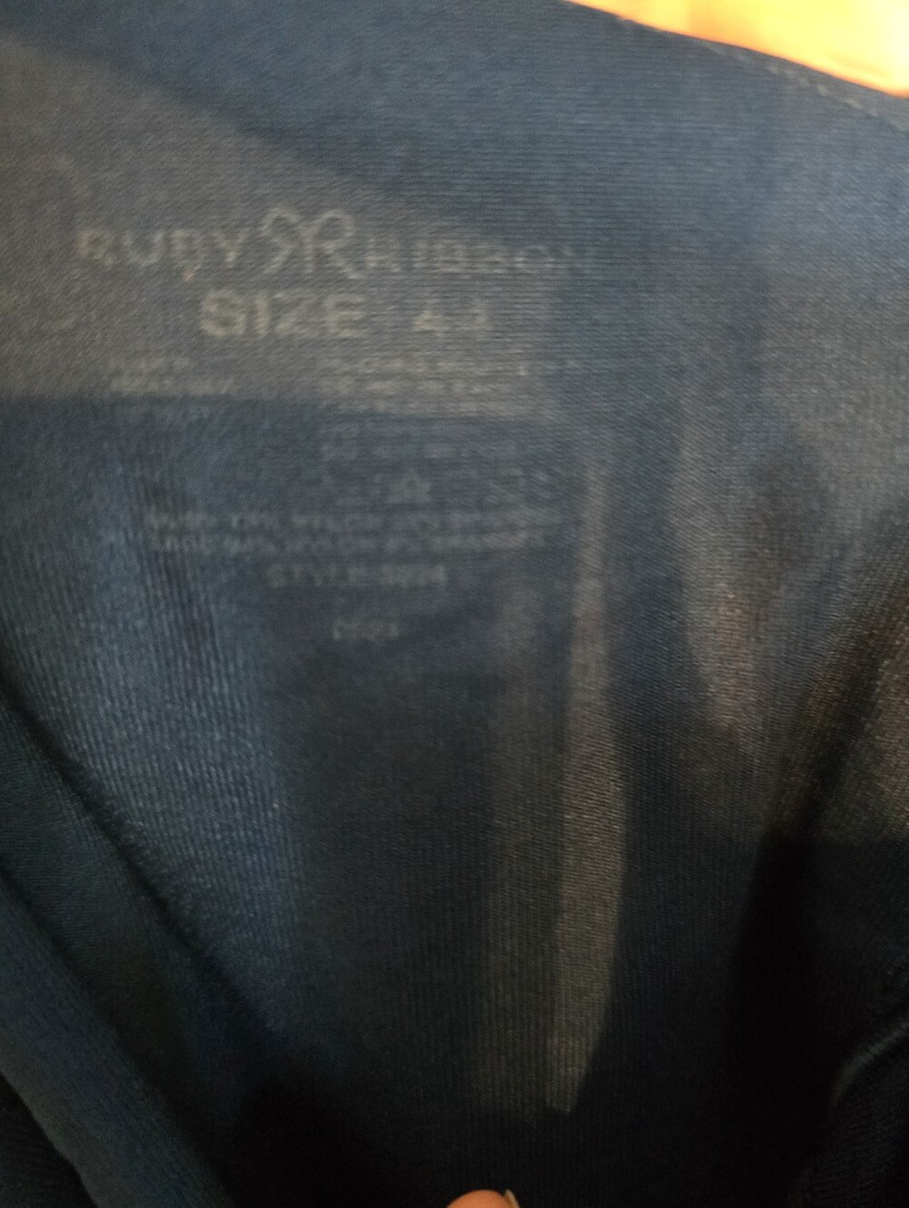 Ruby Ribbon Navy Lace Cami - Picture 3 of 3